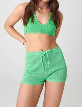 Sinsay - Top traforato - verde