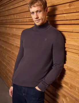 Street One Basic Turtleneck Pullover male Rot