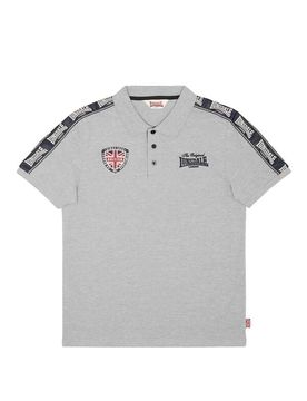 Poloshirt - PELTON - S bis XXL - für Männer - Größe S - grau meliert - Männer - male