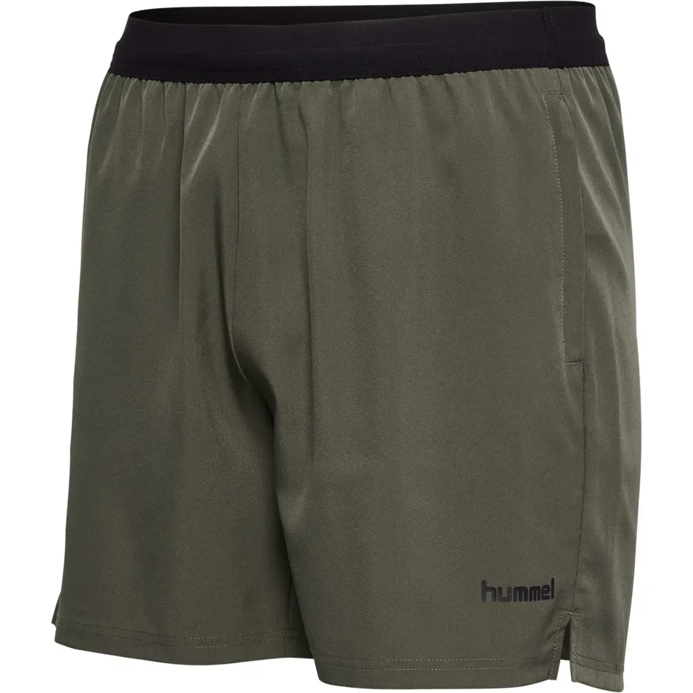 Pantaloni Corti Hybrid Black Iris S - Hummel - FashionsVida