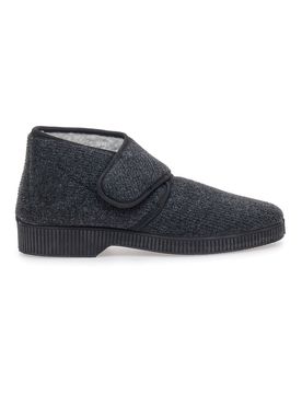 Pantofole grigio scuro con strappo 1378 41