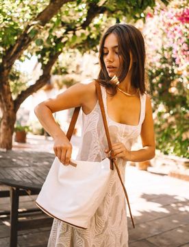 Bolso de mujer en lona de algodón con asa ajustable | GOA