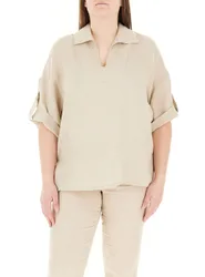 Blusa in lino BEIGE 21