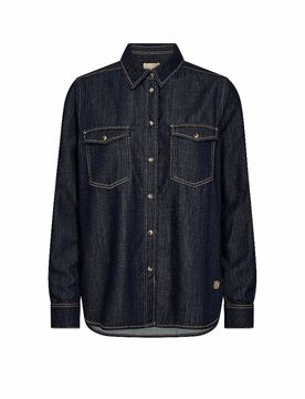 Jeansbluse MMNATALIE dunkelblau XS damen