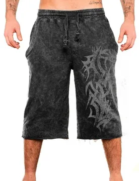 Short - Chance Tattoo Man's Bermudas long - XXL - für Männer - Größe XXL - grau - Männer - male - Outer Vision - FashionsVida