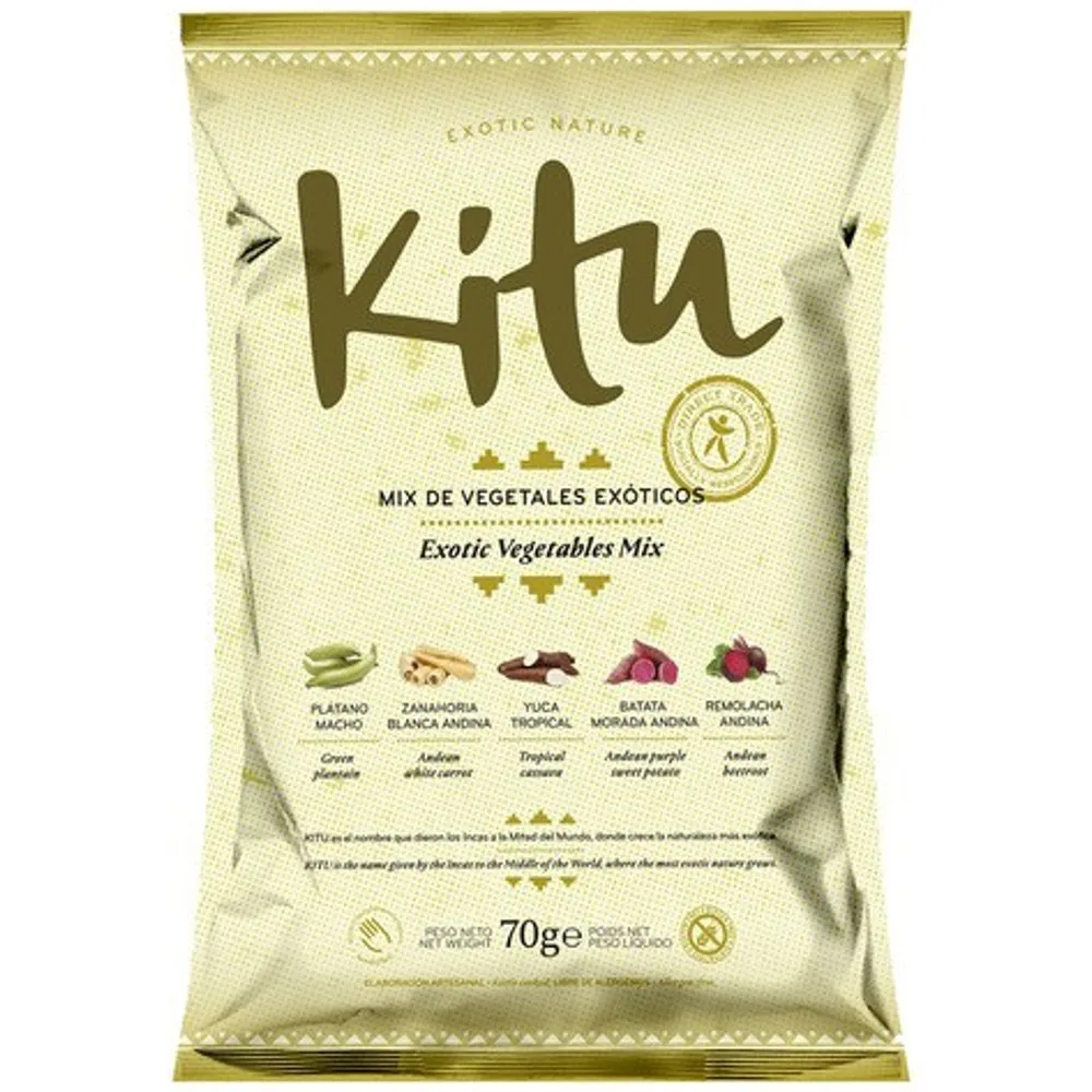 Snack Mix de vegetales exóticos - Kitu - FashionsVida
