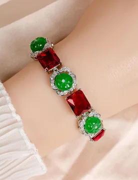 New Classic Red Wealth Bracelet Multicolor Women's Clothing Jewelry Set for Nigeria Wedding Party Holiday Gift Travel Z-76 - Aliexpress - FashionsVida