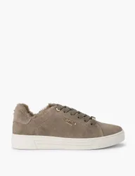 Suede Faux Fur Lined Trainers Beige female