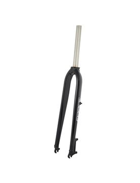 Lla rigida in alluminio MTB 29 1 1/8 disc nero lucido