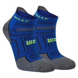 Calzini Corti Twin Skin Cobalt / Grey Marl EU 43-46