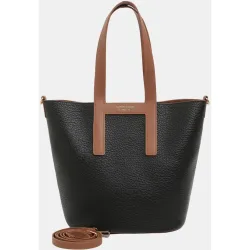 BOLSO SHOPPER TIPO CUBO CON NECESER INTERIOR