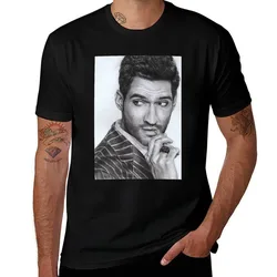 Tom Ellis T-Shirt Comfortable Basic Crew Neck Tee