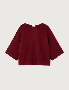 PULL AMPLE MANCHES 3/4 COL ROND female