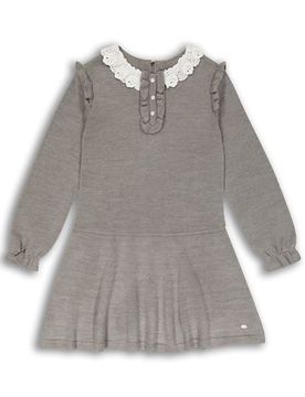 Vestido para niña Chica Gris perla 5,8 Chica