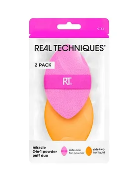 Miracle 2-In-1 Powder Puff Duo - Real Techniques - FashionsVida