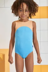 Kids Honeycomb Waffle Swimsuit