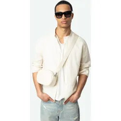 Zadig & Voltaire - Camisa Stan de hombre de mangas largas