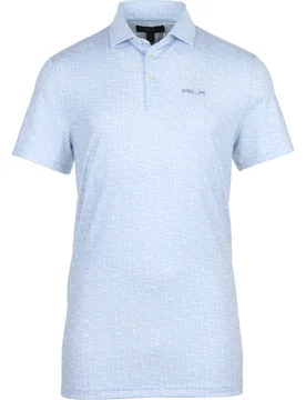 Polo Printed Air Flow, blau/weiss xl - Ralph Lauren - FashionsVida