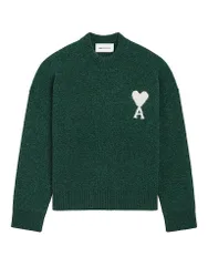 Ami Paris Pull vert foncé L
