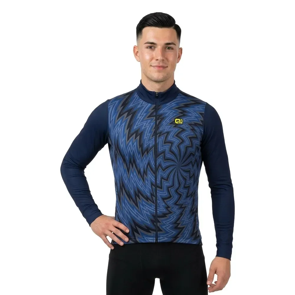 Maglia A Maniche Lunghe Pr-e Liquid Blue - Ale - FashionsVida