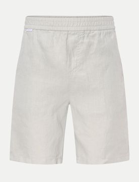 Leinen Bermuda-Shorts Grau M