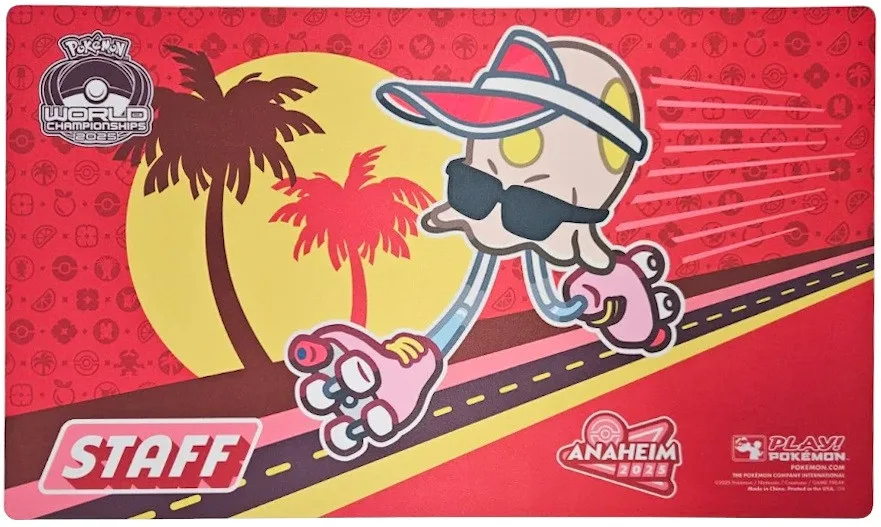 Pokemon World Championships 2025 Playmat - Toedscool (STAFF) - Pokémon - FashionsVida