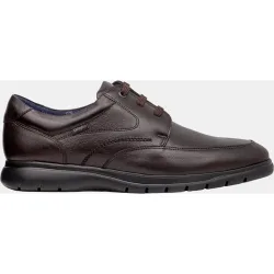 Zapato de cordones de hombre de piel