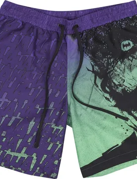 DC Comics Badeshort - Joker - Ha Ha - S bis 3XL - für Männer - Größe XXL - multicolor - EMP exklusives Merchandise! - Männer - male - Batman - FashionsVida