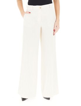 Pantalone gamba dritta AVORIO S