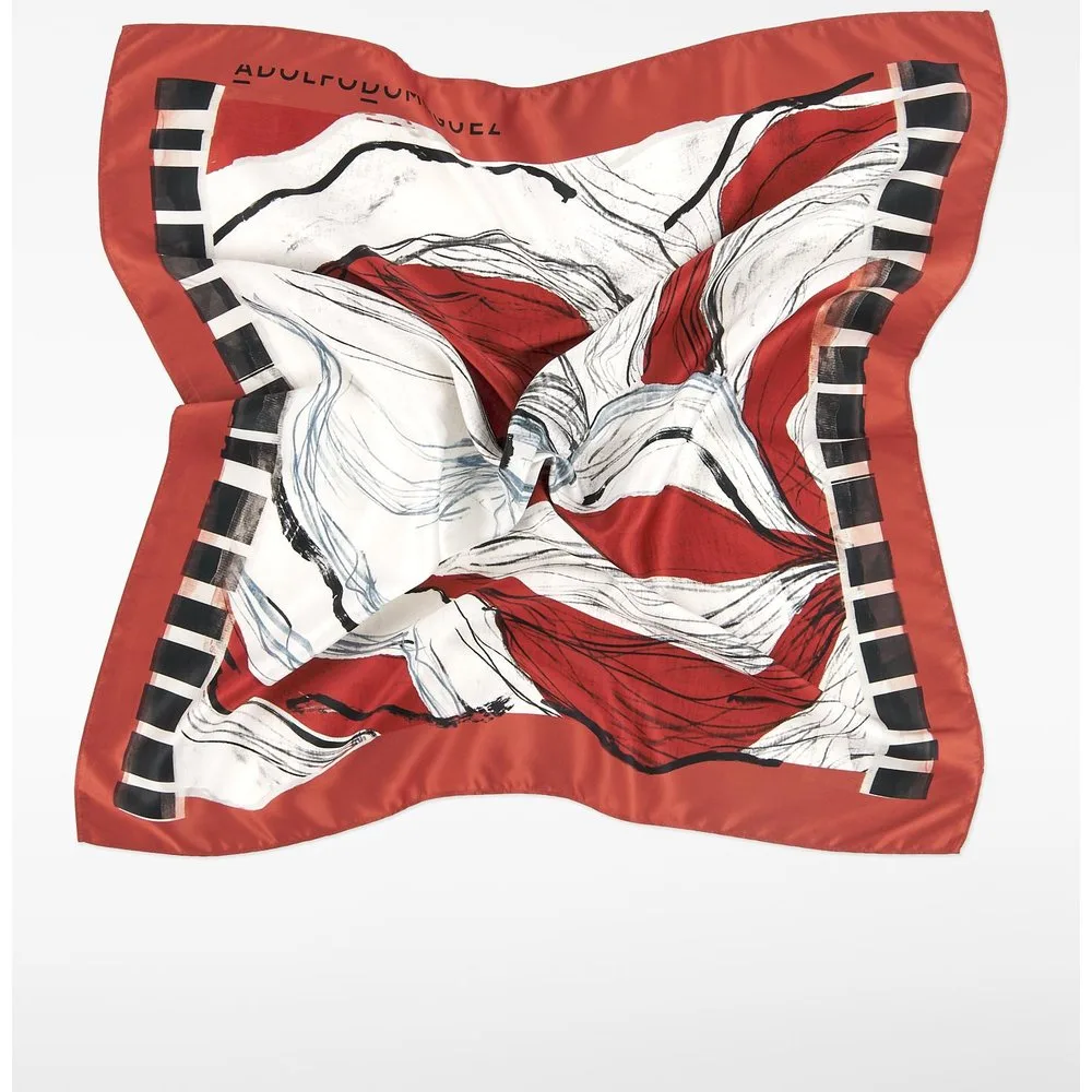 Pañuelo de mujer pequeño estampado - Adolfo Dominguez - FashionsVida