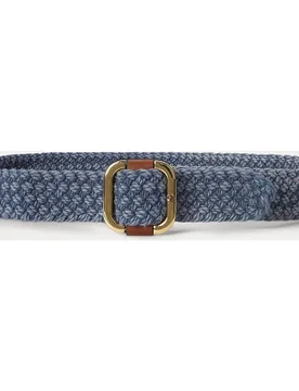 Cinturón de mujer trenzado en algodón - Lauren Ralph Lauren - FashionsVida