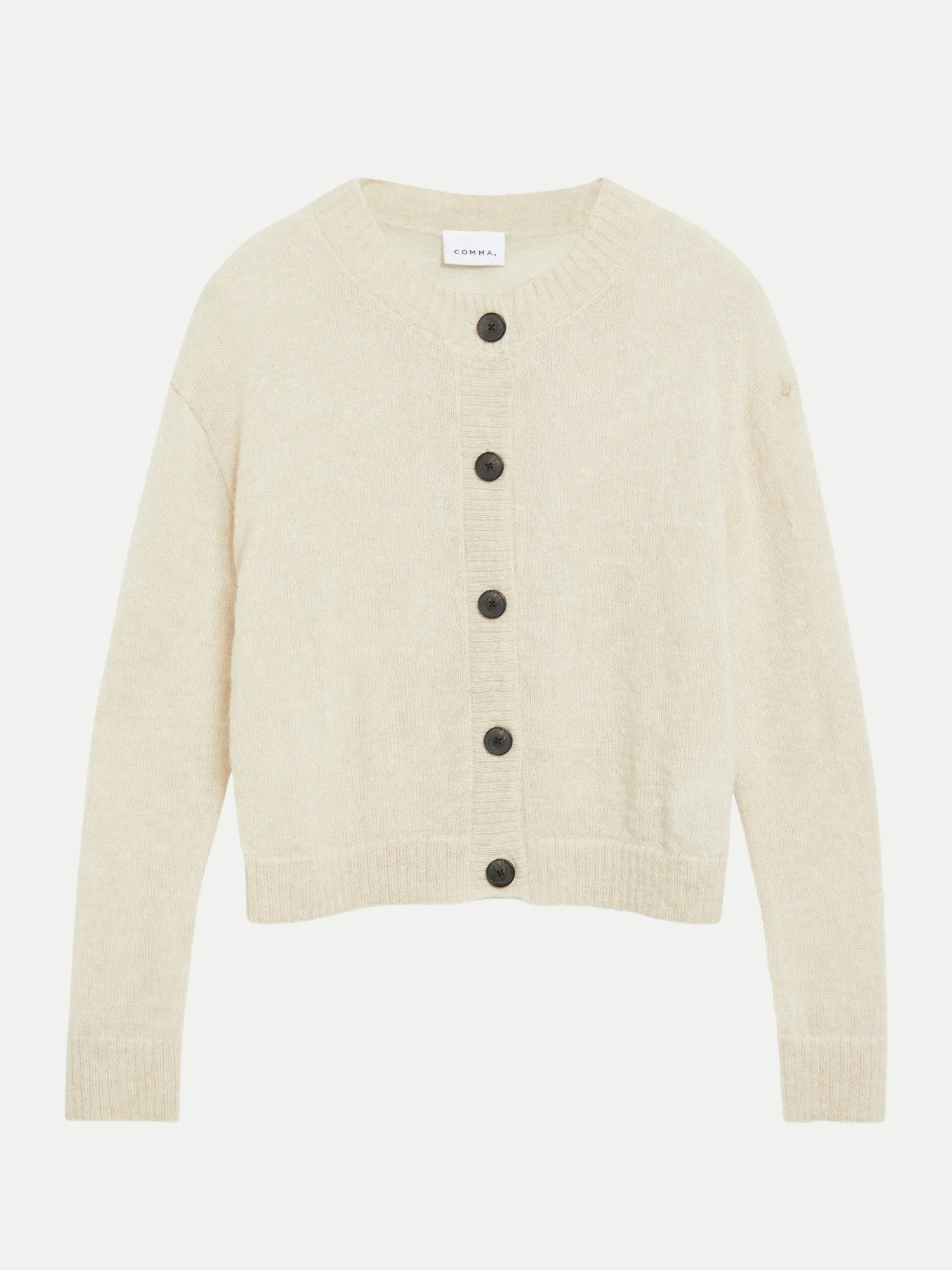 Comma Strickjacke Beige 44 - Comma - FashionsVida
