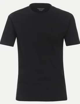Casamoda Basic T-Shirt Schwarz L - Casamoda - FashionsVida