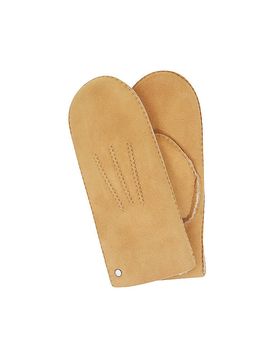 Lederhandschuhe - Fäustlinge camel 8 damen
