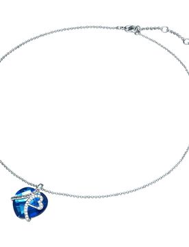 Rafaela Donata Cadena azul / plata
