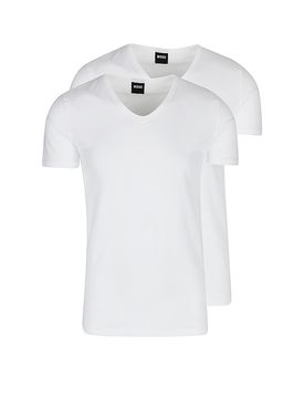 Paquete de 2 camisetas blanco XXL