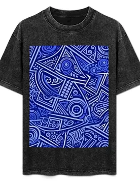 Koru and Triangles T-Shirt Holiday Party Tee Shirt - Aliexpress - FashionsVida