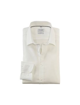 Hemd Body Fit Extralange Ärmel creme 43 herren