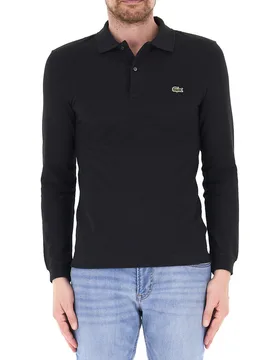 Lacoste Polo maniche lunghe NERO 5 - Lacoste - FashionsVida