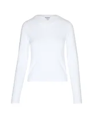 T-shirt de détente à manches longues EVERYDAY blanc S