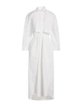 Maxi-Kleid Damen Weiß L,M Damen