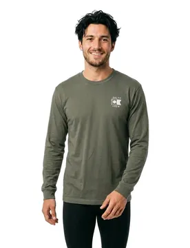 T-shirt à Manches Longues Call Sign Dusty Olive 2XL