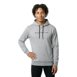 Felpa Con Cappuccio No Shortcuts Grey Melange