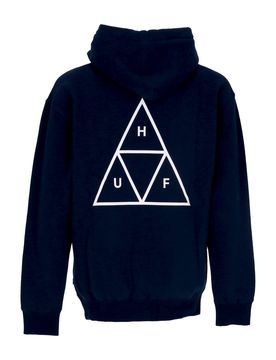 Felpa Cappuccio Uomo Set Triple Triangle Po Hoodie Navy