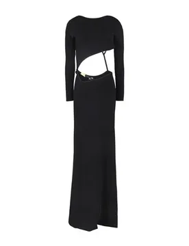 Vestido largo Mujer Negro M,S Mujer - Gcds - FashionsVida