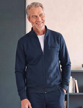 Wohlfühl Jacke Supersoft - Marine - male - Size: 54
