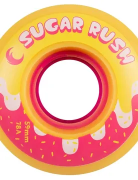 Roues De Patins Sugar Rush 78a Yello / Pink 59 x 38 mm unisex