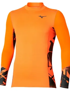 Langarmshirt mit hohem Kragen VIRT G5 - Orange - male - Size: S