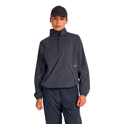 Sweat à Demi-zip Pulse Woven Ebony XL