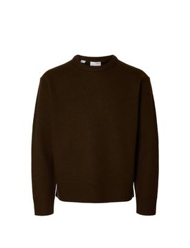 Selected Pull droit en laine